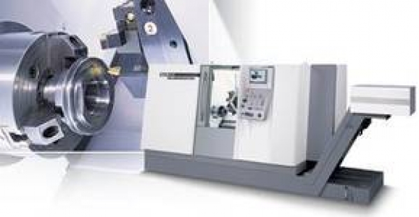 6-axis machine with driven tools and Y-milling axis ± 40mm Hydraulic bezel 20-150mm, spindle bore 90mm programmable tailstock Turning diameter 520mm, turning length 1350mm